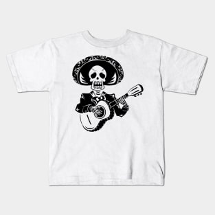 Day Of The Dead Skeleton Kids T-Shirt